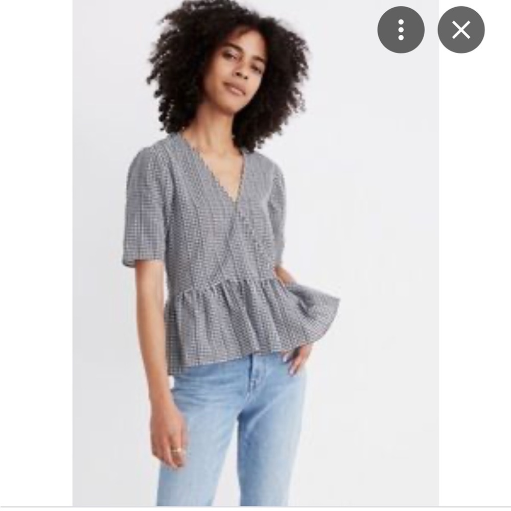 Madewell Peplum top